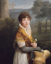 Portret van een jonge vrouw